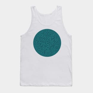 Turing Pattern Sphere (Green) Tank Top